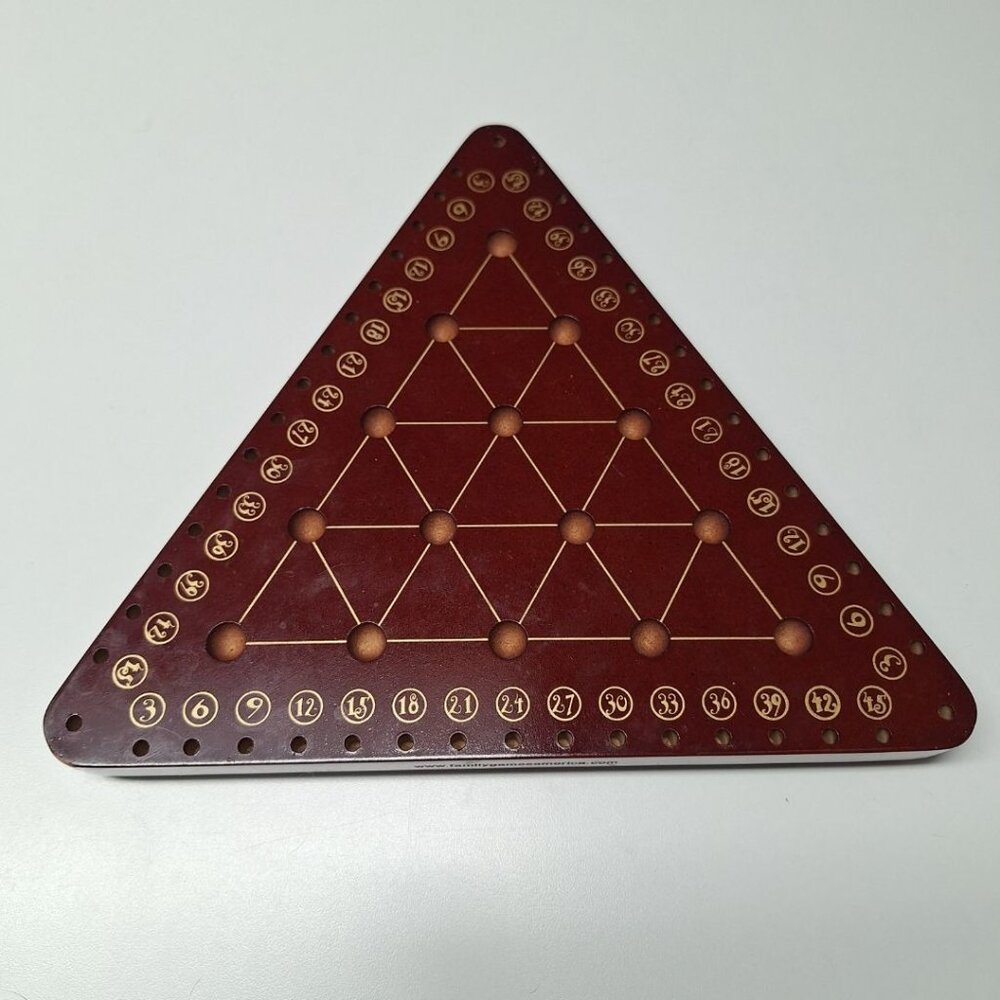 Quirky Game Board‎ Triangle Wooden Numbered Family Games America Replacement